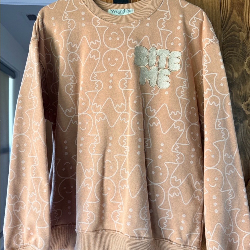 Gingerbread Graphic Top